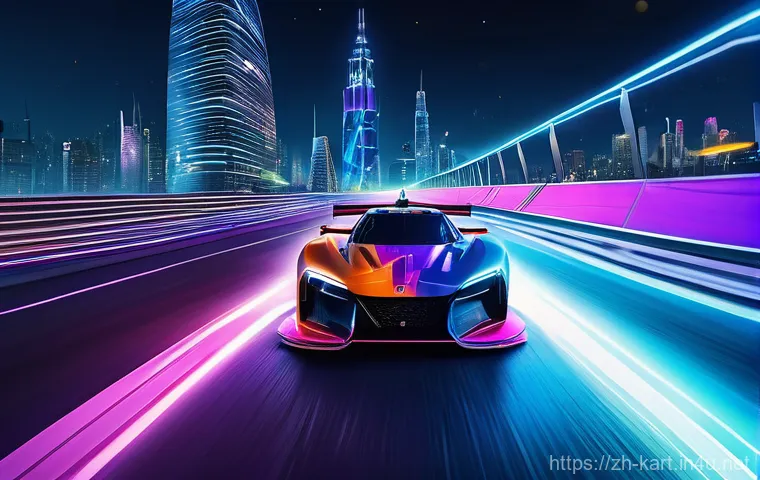 카트라이더 신규 업데이트 정보 - Prompt 1: Moonlight City High-Speed Drift** 카트라이더 신규 업데이트 정보 - Prompt 1: Moonlight City High-Speed Drift**