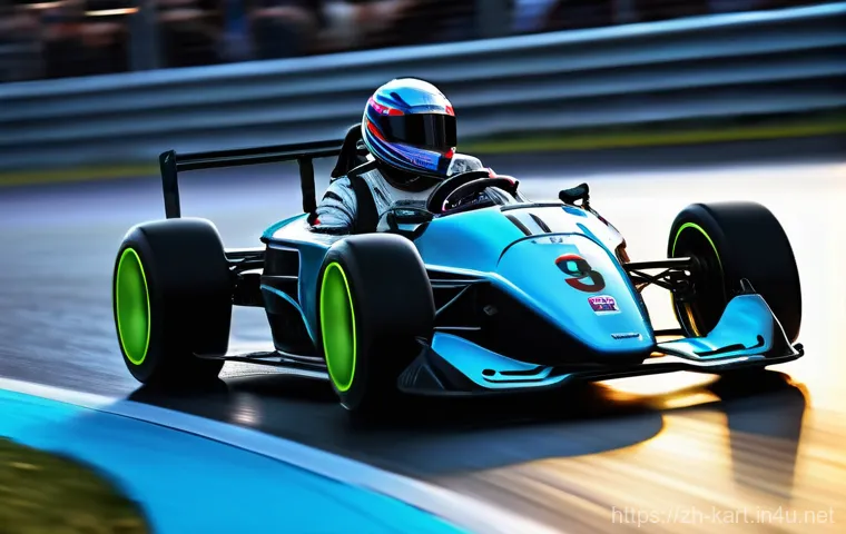 카트라이더 이색 플레이법 - **Prompt:** A chaotic yet strategic moment from an item race, featuring three distinct custom racing... 카트라이더 이색 플레이법 - **Prompt:** A chaotic yet strategic moment from an item race, featuring three distinct custom racing...