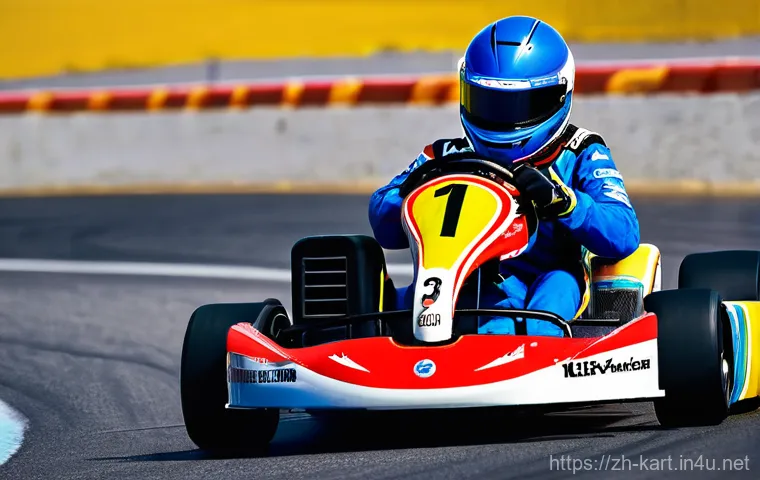 카트라이더 고수들의 노하우 - **An intense, strategic moment during an item race, showcasing a seasoned KartRider-style player bri... 카트라이더 고수들의 노하우 - **An intense, strategic moment during an item race, showcasing a seasoned KartRider-style player bri...