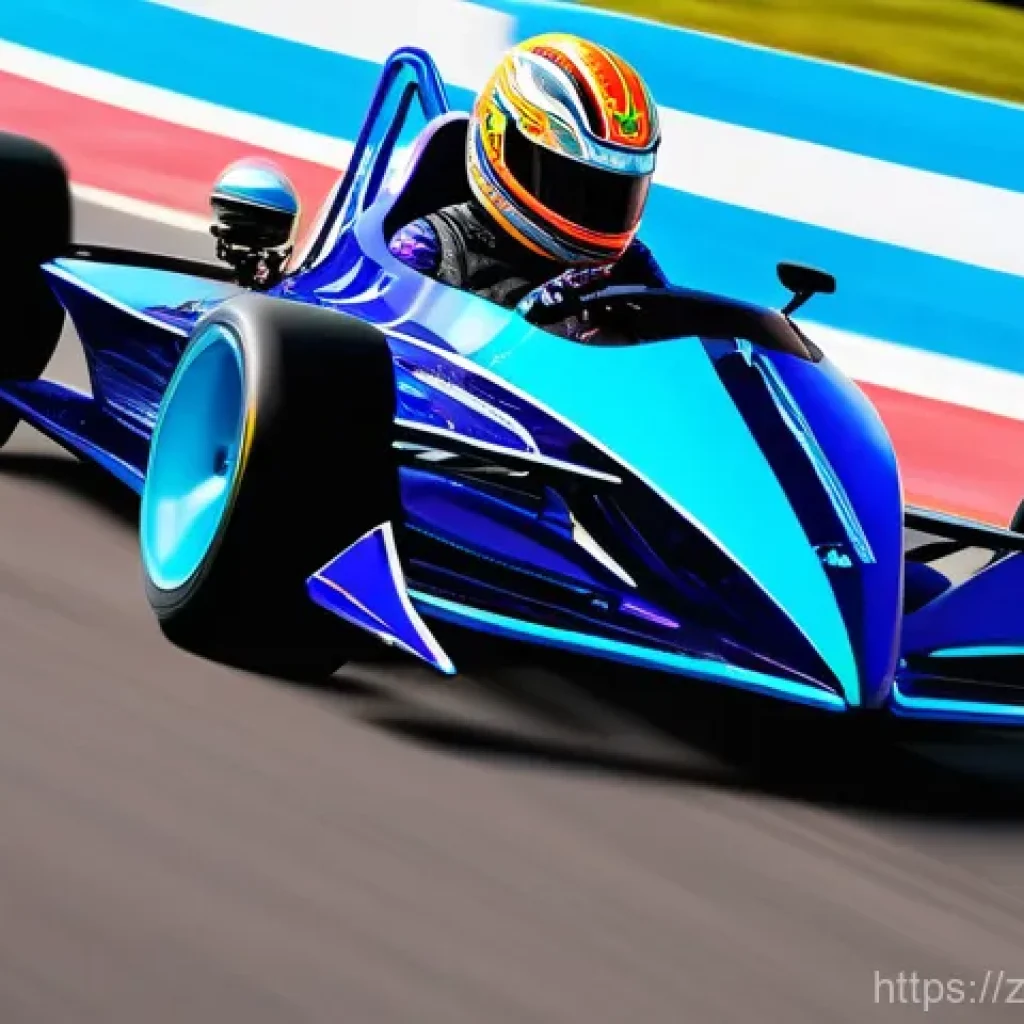 카트라이더 신규 업데이트와 커뮤니티 반응 - **A highly detailed, futuristic racing scene on the "Interdimensional Rift" track.** The "Star Inter...