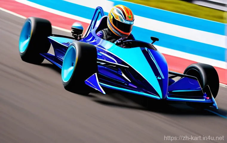 카트라이더 신규 업데이트와 커뮤니티 반응 - **A highly detailed, futuristic racing scene on the "Interdimensional Rift" track.** The "Star Inter...