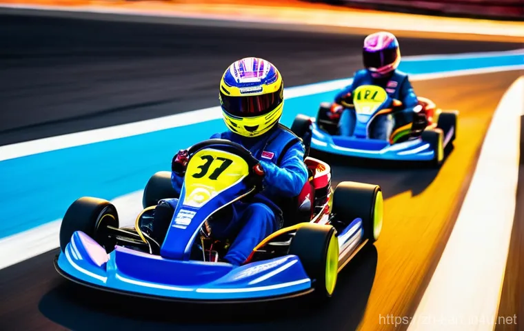 카트라이더 트랙 해설 영상 - **Prompt 1: Focused Learning and Analysis**
"A determined young kart racer, a male in his late t... 카트라이더 트랙 해설 영상 - **Prompt 1: Focused Learning and Analysis**
"A determined young kart racer, a male in his late t...