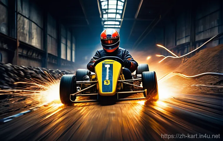 카트라이더 신규 트랙의 재미 요소 - **Neon Future City Night Race:**
A dynamic, high-angle shot capturing a futuristic racing kart b... 카트라이더 신규 트랙의 재미 요소 - **Neon Future City Night Race:**
A dynamic, high-angle shot capturing a futuristic racing kart b...