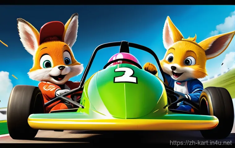 카트라이더 신규 유저와 게임 스타트 팁 - **Prompt 2: Epic Drift Moment**
A single, dynamic, cartoon-style racing kart, designed with a sl... 카트라이더 신규 유저와 게임 스타트 팁 - **Prompt 2: Epic Drift Moment**
A single, dynamic, cartoon-style racing kart, designed with a sl...