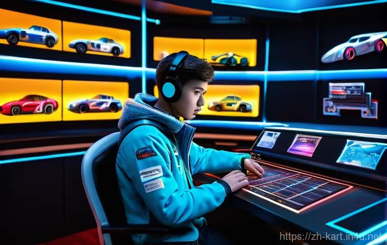 카트라이더 아이템 합성 노하우 - **Prompt Title: Strategic Synthesis Workshop**
    A detailed, wide-angle shot of a young, focused g...