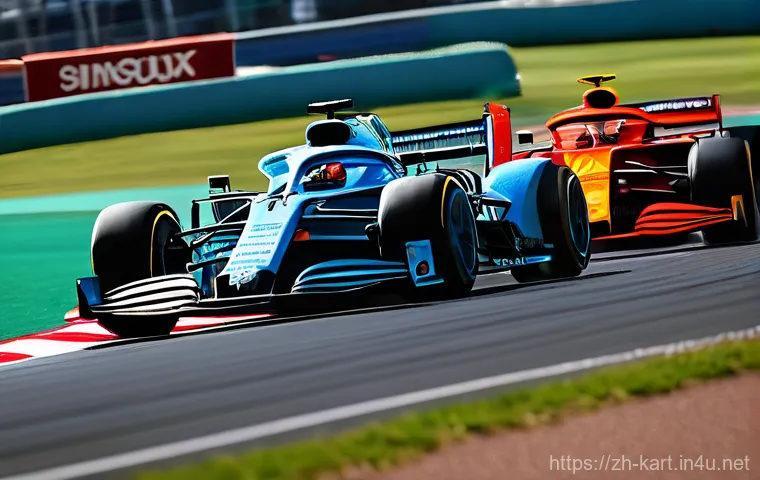 카트라이더 스피드전 팀 조합 - Here are three image generation prompts in English, detailed to capture the essence of the racing ro...