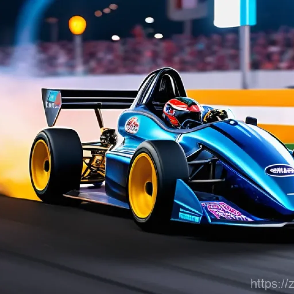 카트라이더 레이싱 전략 개발 - **Dynamic Super Start at a Futuristic City Track**
A wide shot capturing the explosive beginning...