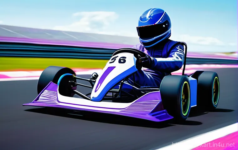 카트라이더 신규 아이템과 트랙 조합 - **Prompt for "Electromagnetic Jammer"**:
    A vibrant, high-energy illustration of a futuristic kar...