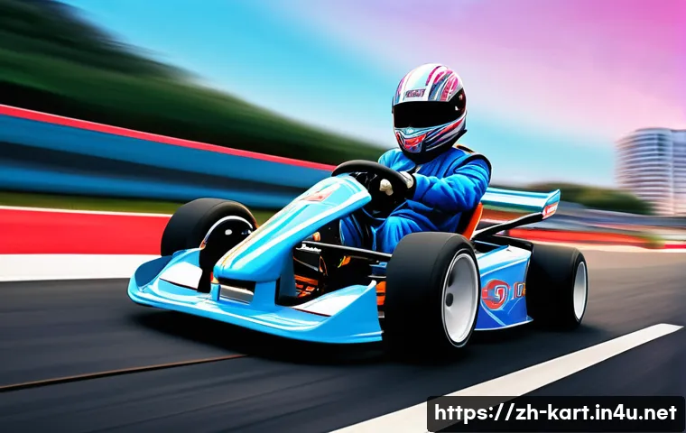 카트라이더 초보 유저의 게임 스타트 노트 - **Prompt 1: Mastering the Drift**
    A dynamic, action-packed image in a vibrant, cartoonish racing...