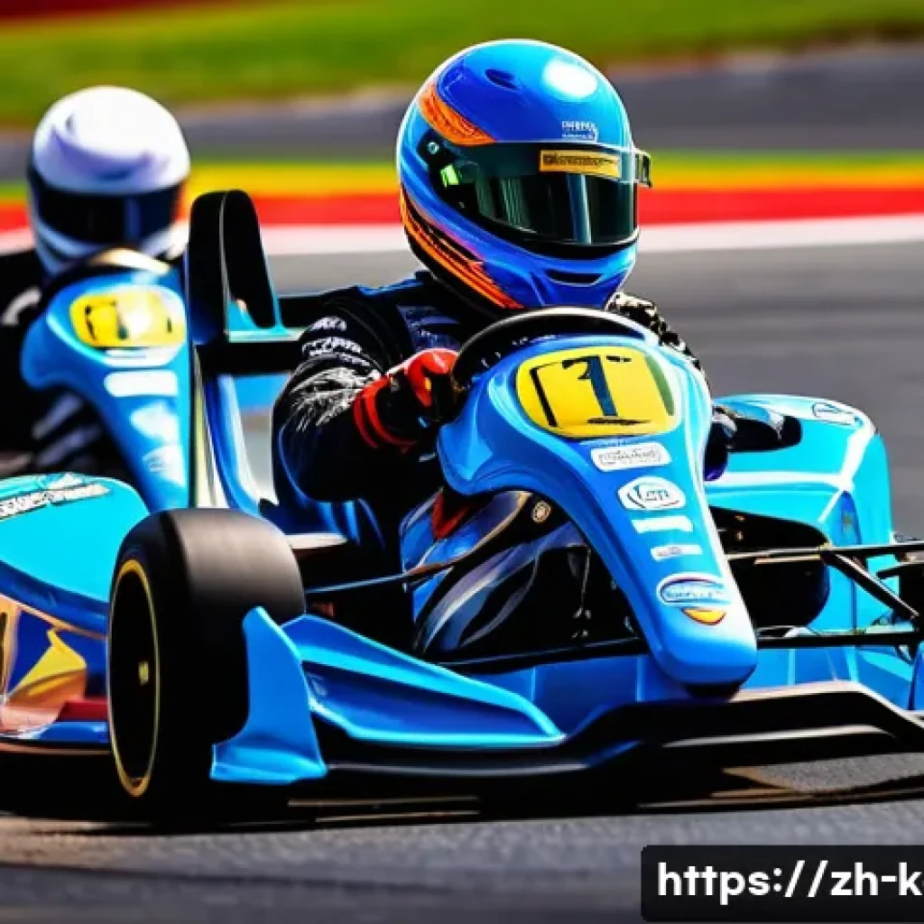 카트라이더 프로 리그 예고 - A dynamic professional kart racing scene featuring veteran drivers and young rookies competing fierc...