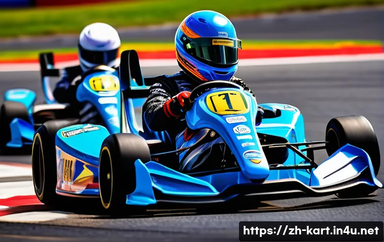 카트라이더 프로 리그 예고 - A dynamic professional kart racing scene featuring veteran drivers and young rookies competing fierc...