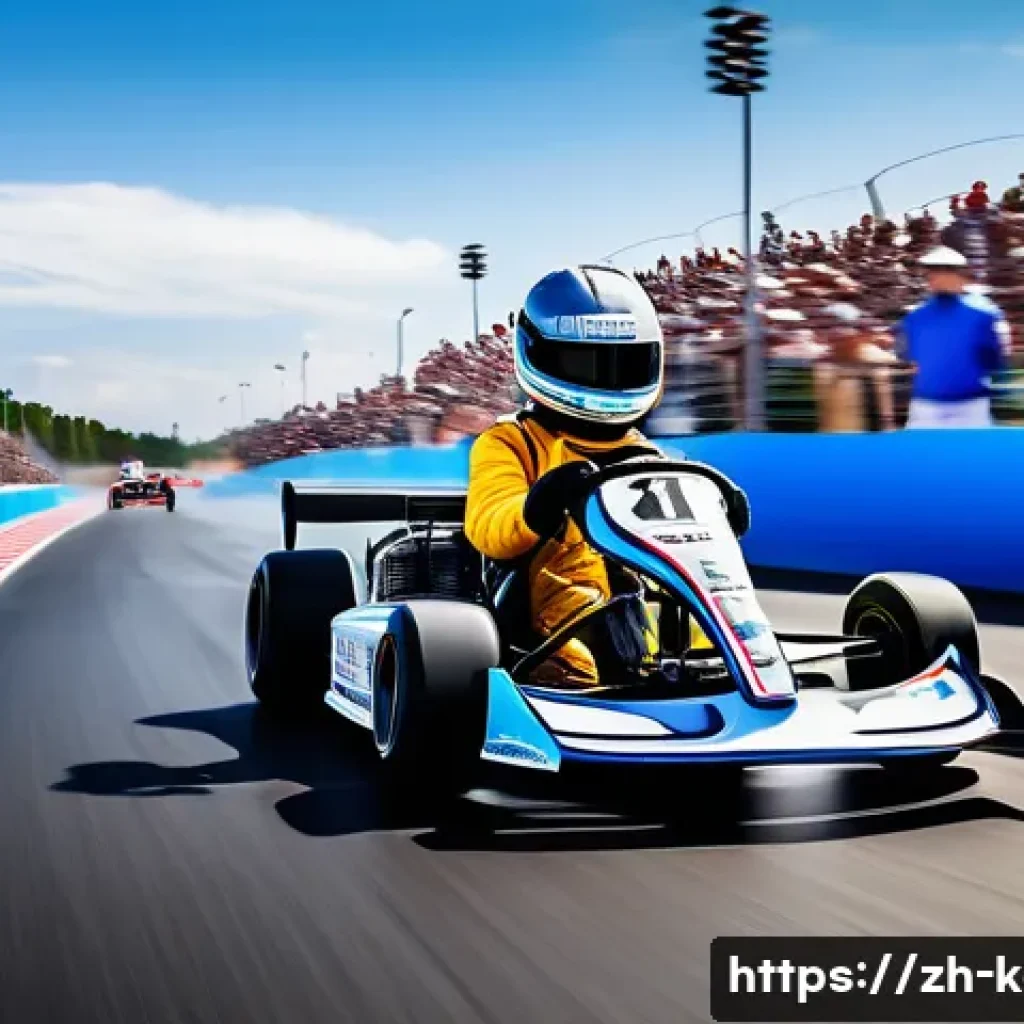 카트라이더 초보 유저를 위한 게임 스타트 가이드 - A dynamic kart racing scene on a vibrant, winding track filled with colorful rainbow bridges and sha...