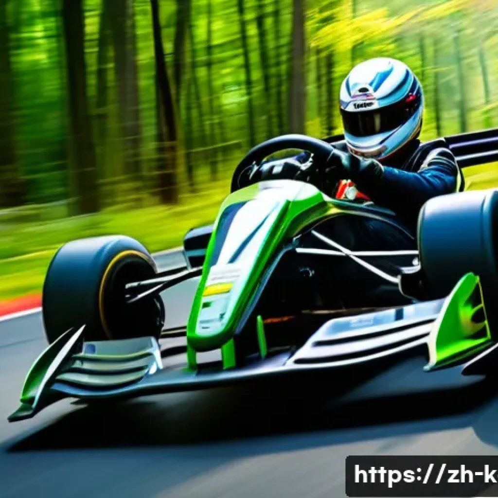 카트라이더 초보 유저를 위한 트랙별 공략 - A dynamic kart racing scene on a complex forest track featuring multiple consecutive S-shaped bends,...