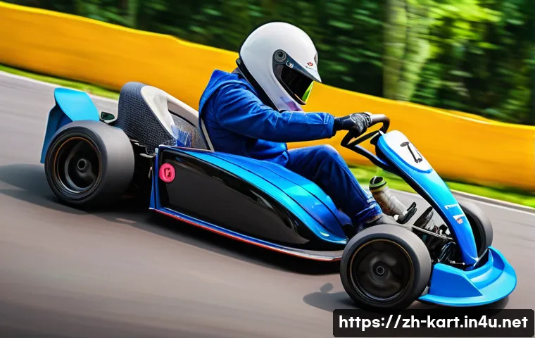 카트라이더 초보 유저와 글로벌 팬아트 대회 공략 - A dynamic racing scene on the &ldquo;Mushroom Valley&rdquo; kart track featuring a skilled driver executing a pe...