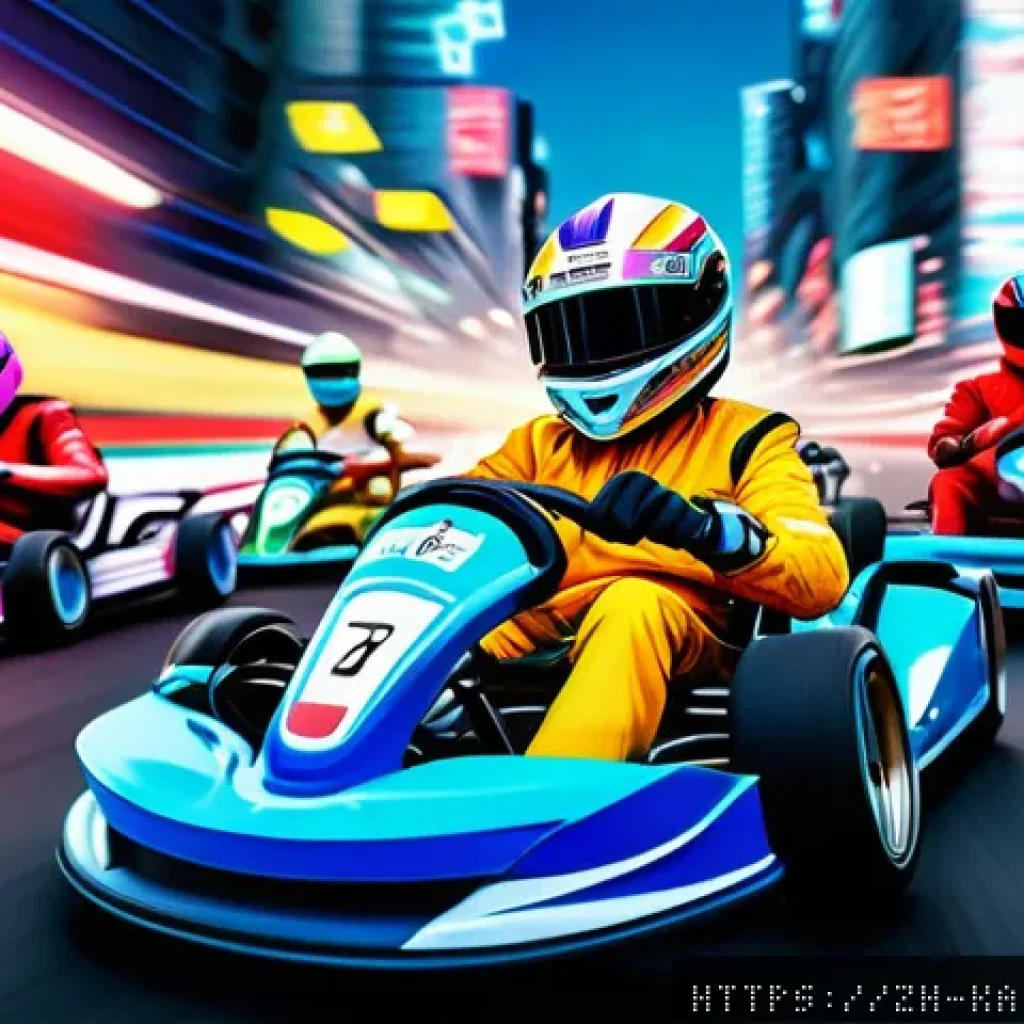 카트라이더 팬아트와 글로벌 커뮤니티 공략 - A vibrant hand-drawn kart racing scene featuring dynamic pencil sketch and colored pencil shading te...