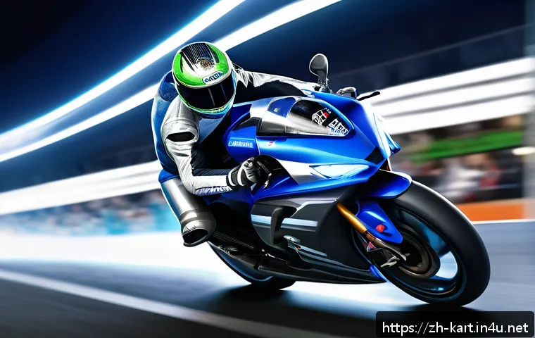 카트라이더 전설급 캐릭터 활용 - A dynamic illustration of a legendary racing character named "Swift Thunder," depicted in sleek raci...